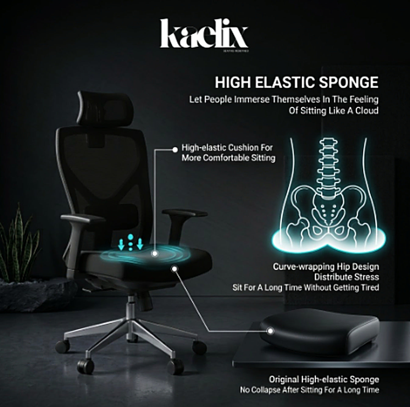 Why seat depth matters. — KAELIX Ergonomic Chair